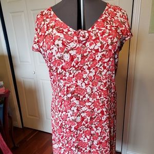 Sareet brand red, white, pink summer dress